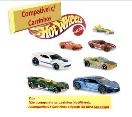 Pista de Carrinhos com Looping Speedster com 4 carrinhos Polibrinq - Pistas  de Brinquedo - Magazine Luiza