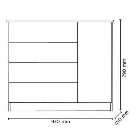 Imagem de Jogo de Quarto Doce Sonho Guarda Roupa, Berço e Cômoda Sapateira Branco - Qmovi