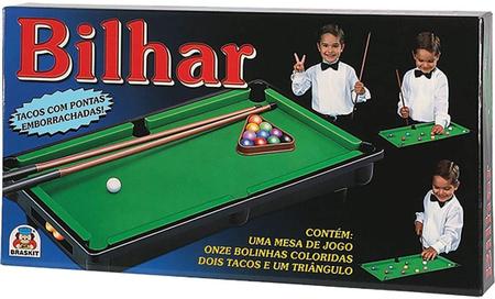 Jogo De Sinuca Bilhar Para Crianças - Braskit - Sinuca / Bilhar - Magazine  Luiza