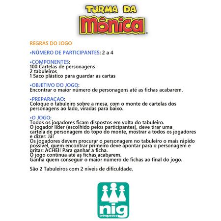 Jogo Divertido P/ Crianças Achei 100 Figuras - Nig - Nig Brinquedos - Jogos  de Tabuleiro - Magazine Luiza