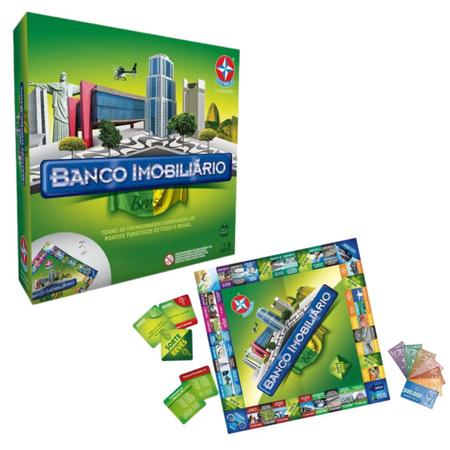 Jogo de Tabuleiro - Banco Imobiliário Brasil - Estrela