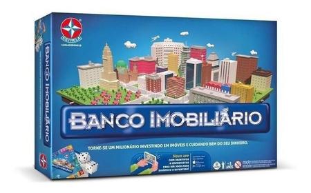 Jogo De Tabuleiro Banco Imobiliario Grande - Estrela - Jogos de Tabuleiro -  Magazine Luiza