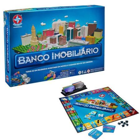 Jogo de Tabuleiro - Banco Imobiliário Grande - Estrela