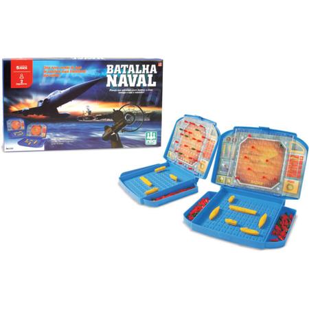 Jogo de Tabuleiro Batalha Naval Brinquedo Infantil de Estrategia