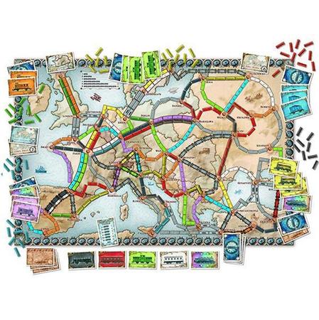 Jogo de Tabuleiro Board Game Ticket to Ride Europa Galápagos - Jogos de  Cartas - Magazine Luiza