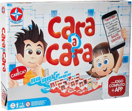 Jogo Divertido de Tabuleiro para Família Cara a Cara com Aplicativo Estrela  Original - Jogos de Tabuleiro - Magazine Luiza