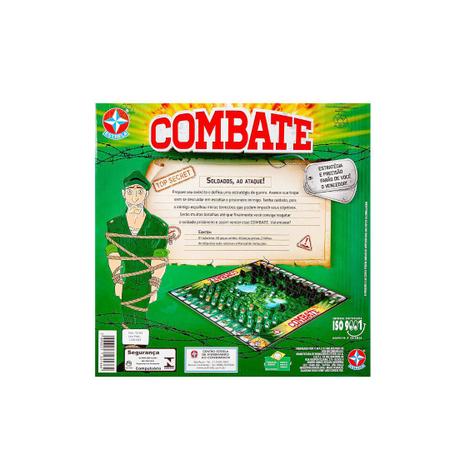 Jogo de Tabuleiro Combate - 0040 - Estrela - Real Brinquedos