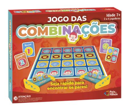 Jogo de tabuleiro para família kit com 5 jogos - Pais e Filhos - Jogos de  Tabuleiro - Magazine Luiza