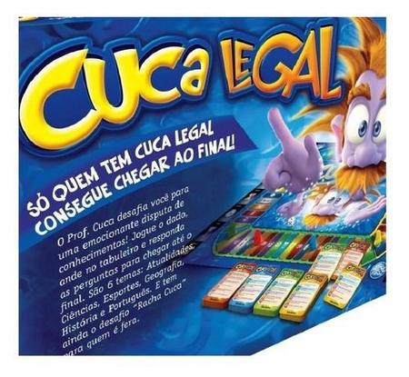 Jogo De Tabuleiro Cuca Legal +600 Perguntas Pais E Filhos