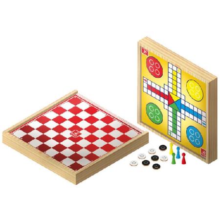 Mini Tabuleiro Jogo De Dama E Trilha Infantil Estojo Em Mdf - Angry Bee -  Jogos - Magazine Luiza