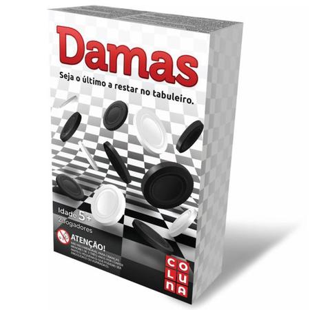 Jogo De Tabuleiro Damas Coluna