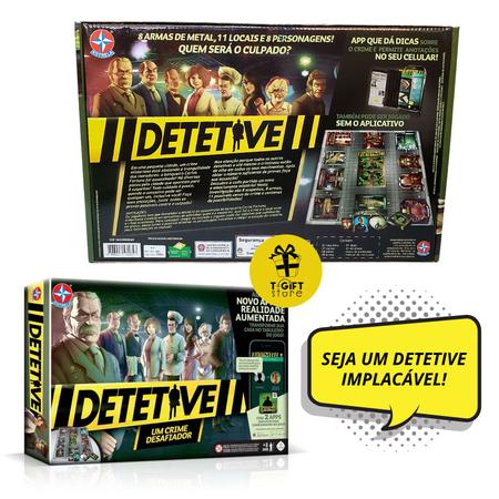 Jogo Detetive Tabuleiro com Aplicativo Estrela 