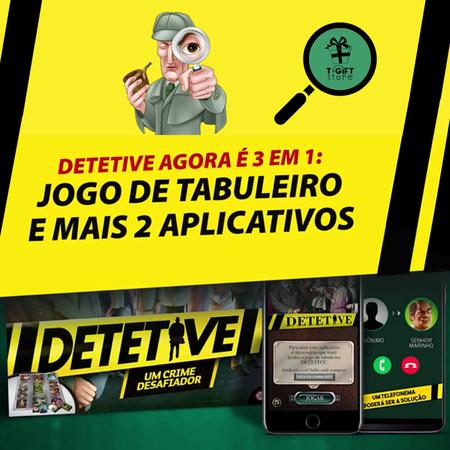 Jogo de Tabuleiro Detetive com App - Estrela