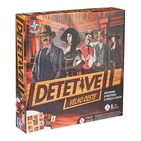 Jogo de Tabuleiro - Detetive Velho Oeste - Estrela - Jogos de