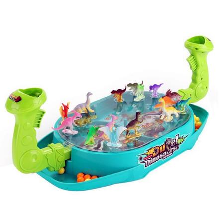 Brinquedos de dinossauro, jogos de tabuleiro, Brinquedos de tiro de  dinossauro – Brinquedos de tiro de dinossauro para 2 jogadores, jogos de  tabuleiro educativos para meninos e meninas, aniversário Skrskr