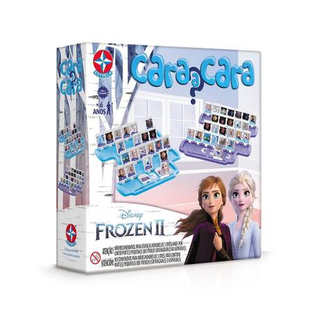 Jogo de Tabuleiro Cara a Cara Frozen II Disney 1602900163 Jogos de Mesa  Adivinhação Personagens Brinquedo Criança Menino Menina Família Presente -  Estrela - Jogos de Tabuleiro - Magazine Luiza