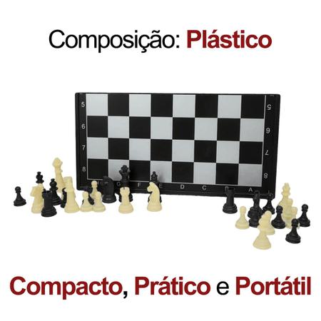 Jogo de Xadrez LEXIBOOK Chessman® Classic Magnético e Dobrável