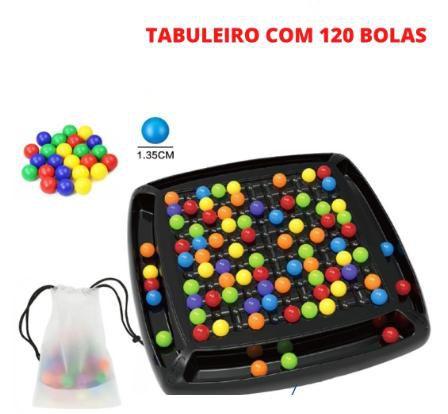 Rainbow Ball Matching Brinquedos Colorido Fun Puzzle Xadrez Jogo de  Tabuleiro Com 80pcs Contas Coloridas Intelligent Brain Game Brinquedo  Educacional