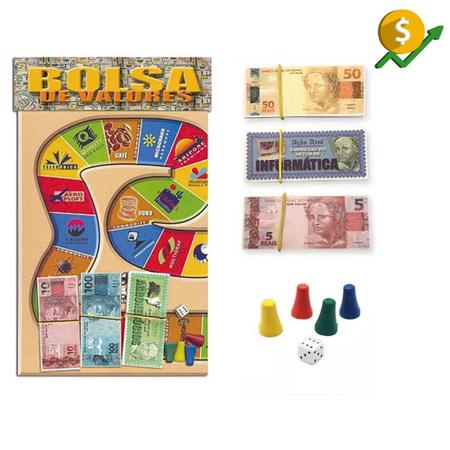 Jogo de Tabuleiro Educativo - Bolsa de Valores