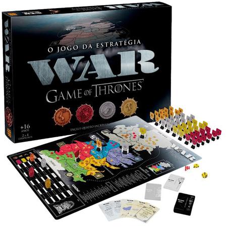 Jogo De Tabuleiro Estratégia War Game Of Thrones Grow - Jogos de Tabuleiro  - Magazine Luiza