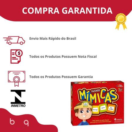 Jogo Fazendo Mimicas Educativo Brinquedo Infantil Divertido - Pais