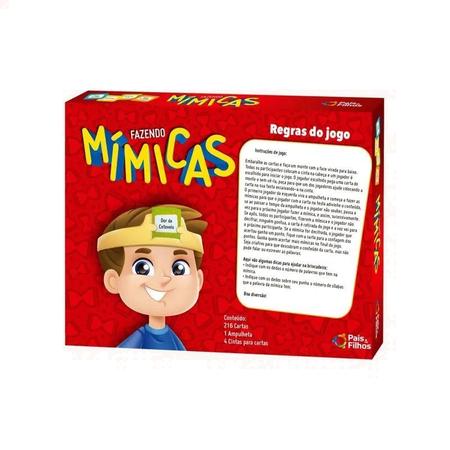 Brinquedo Educativo Jogo Adivinhação Parede Mimicar Infantil - Imagine  Brinquedos