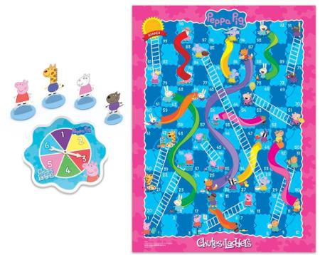 Peppa Pig Jogo de Tabuleiro Chutes And Ladders F2927 Hasbro - Jogos de  Tabuleiro - Magazine Luiza