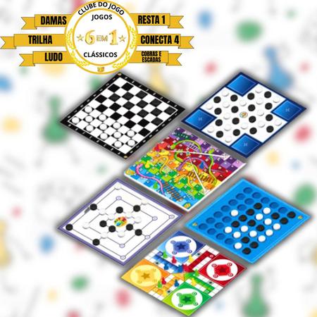 Jogo De Mesa Tabuleiro Dama Ludo Trilha Brinquedo Divertido