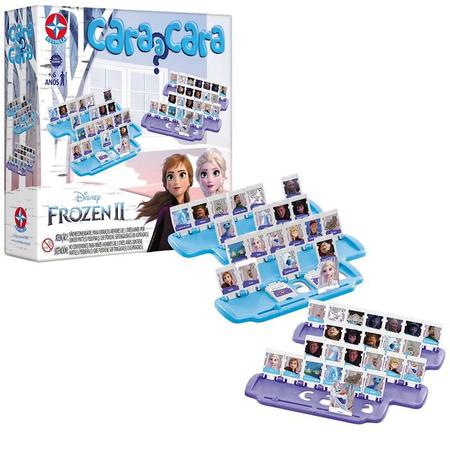 Jogo de Tabuleiro Cara a Cara Frozen II Disney 1602900163 Jogos de Mesa  Adivinhação Personagens Brinquedo Criança Menino Menina Família Presente -  Estrela - Jogos de Tabuleiro - Magazine Luiza