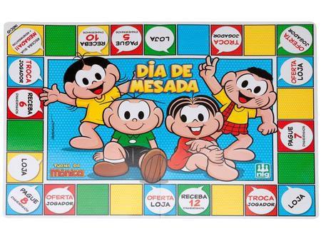 Dia de Mesada Turma de Mônica Jogo de Tabuleiro Brinquedo