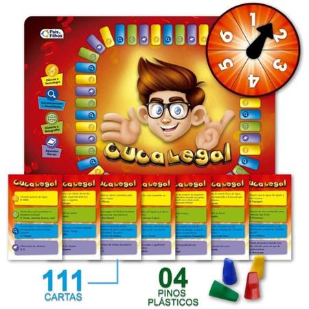 Kit 2 Jogos De Tabuleiro Infantil Cuca Legal Top E Mimica