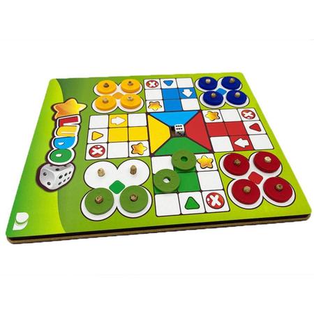 Super Ludo Jogo Tabuleiro Mesa Brinquedo 27 Cartas - Pais e Filhos - Deck  de Cartas - Magazine Luiza