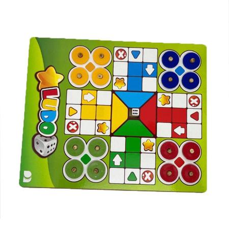 Divertido Jogo De Tabuleiro Infantil Super Ludo com 27 Cartas - pais e  Filhos, Magalu Empresas