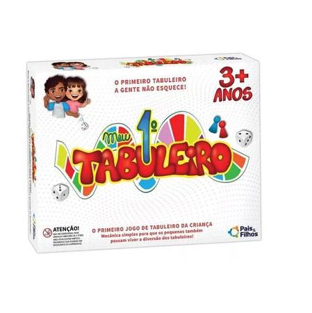 Jogo De Mesa Para Criança Meu Primeiro Tabuleiro Educativo - Pais e Filhos  - Jogos de Tabuleiro - Magazine Luiza