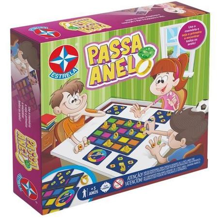 O Jogo Passa Anel Brinquedo Educativo de Jogo Infantil de