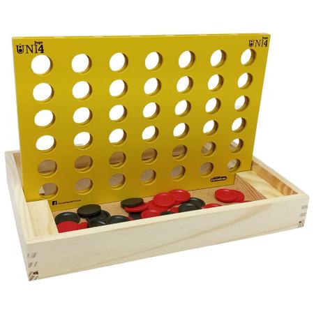 Jogo 4 Em Linha Educativo Tabuleiro Matemática Junte 4 Cores - Paki Toys -  Jogos de Tabuleiro - Magazine Luiza