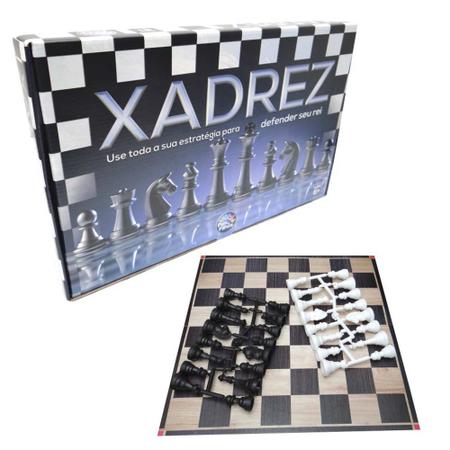 Tabuleiro de Xadrez Xadrez Jogo de xadrez de plástico de 18,5 polegadas  para crianças e