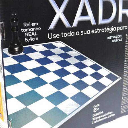 Tabuleiro de Xadrez Xadrez Jogo de xadrez de plástico de 18,5 polegadas  para crianças e