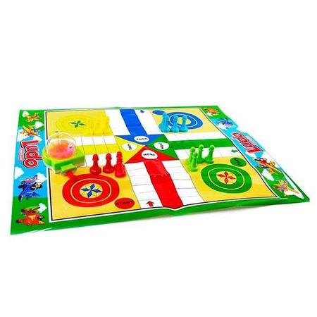 Jogo de Tabuleiro Ludo 20 Peças Brinquedo - Ark Toys - Jogos de