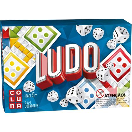 Jogo Tabuleiro Ludo Clássico Estratégia Inteligência Presente 2201 - Coluna  - Brinquedos de Estratégia - Magazine Luiza