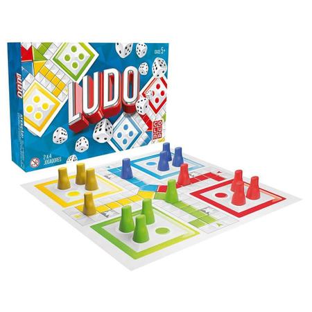 Jogo de Tabuleiro Ludo, Coluna, 2201, Multicor