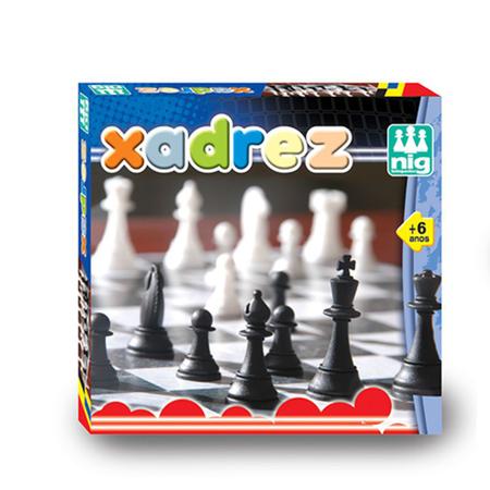 Jogo De Tabuleiro Mini Xadrez Infantil Nig Brinquedos 0204 - Jogos -  Magazine Luiza