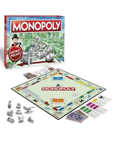 Hasbro monopoly jogo de tabuleiro de brinquedo, jogo de tabuleiro tipo  guaxinim versão atualizada do jogo das mãos fortes