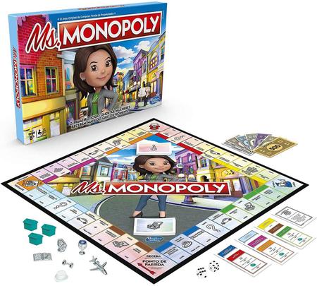 Jogo de tabuleiro Infantil Monopoly Jr Mario Hasbro - Loja Zuza Brinquedos