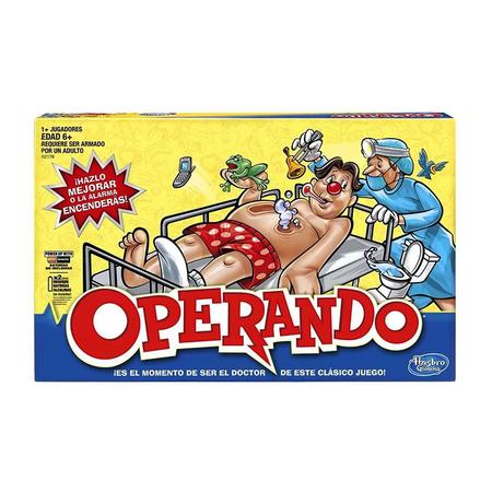 Jogo Operando - Jogo de Tabuleiro Eletrônico para Crinças Acima de 6 Anos -  B2176 - Hasbro Gaming - Hasbro Games