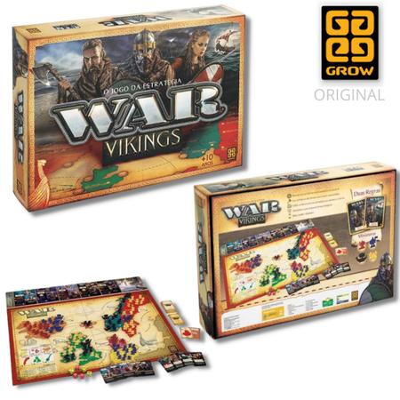 Jogo De Estratégia Tabuleiro War Vikings Grow