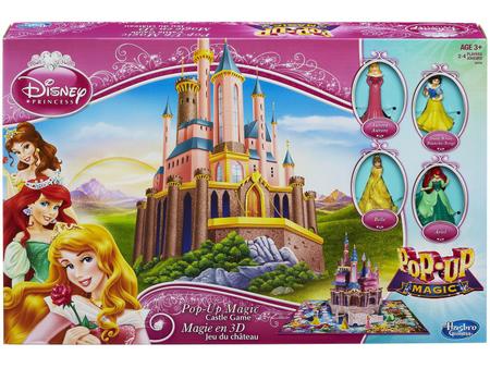 Modelo de jogo com princesa e castelo