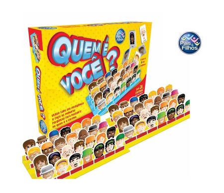 Kit Jogos De Tabuleiro Quem é + Mímica + Ludo Estratégia Raciocínio - Pais  & Filhos - Brinquedos de Estratégia - Magazine Luiza