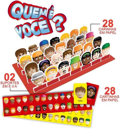 Jogo Infantil Quem É Você Dino - Estilo Cara a Cara 7271 - Pais e Filhos -  Jogos de Tabuleiro - Magazine Luiza