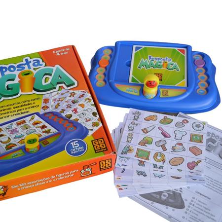 Jogo Educativo Infantil Resposta Magica Crianças Tabuleiro